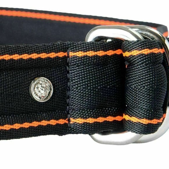 Versace Versus Leather Trim Women\'s Belt